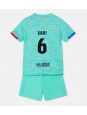 Barcelona Paez Gavi #6 Alternativní dres pro děti 2023-24 Krátký Rukáv (+ trenýrky)